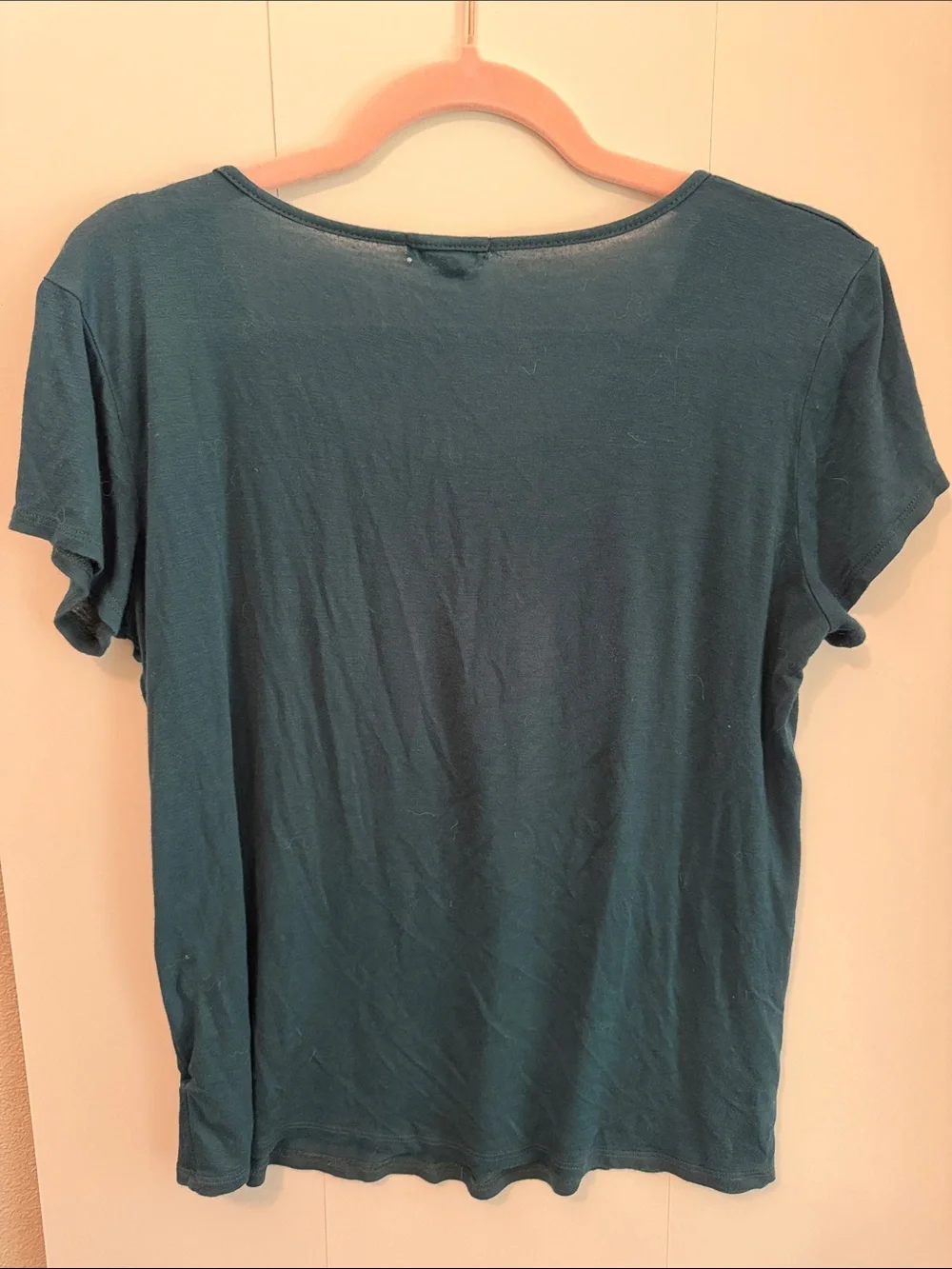 Eyeshadow Teal 'Adventure' Scoop Neck Graphic Tee